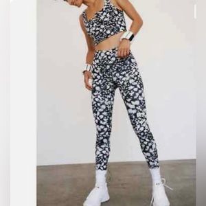 Free People Printed Lose Control Wrap Leggings